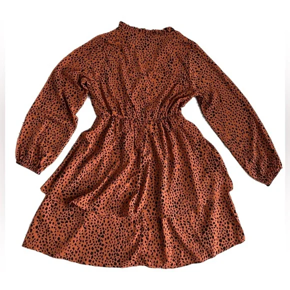 Gorgeous tiered animal print dress - Picture 3 of 9